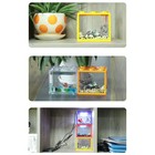 Clear Stackable Aquarium 6 Holes Plastic For Betta Fish Indoor Decors