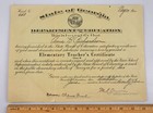 1929 Georgia Department Of Education African American Teacher License Tuskegee
