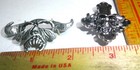 2 Danzig Pin Vintage Collectible Old Rock Band Music Concert Pinback Memorabilia