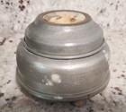 Antique Art Deco Powder Jar Music Box 1920 s Vintage Victorian Lady