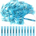 1000pcs Blue Awg Heat Shrink Butt Wire Connectors Crimp Terminals 14-16 Gauge Us