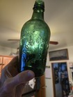 Beautiful 1880 s Congress Empire Springs Co  Green Bottle