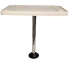 Horizon Manufacturing Rectangular Pontoon Table 4000-rfm Includes 2 Mountings