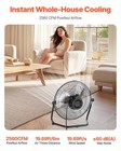Vevor 14  Floor Fan 3 Speeds 360   Adjustable Tilt High-velocity Industrial Fan