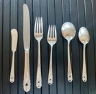 Vintage Spring Glory Sterling Silver Flatware 48 Pieces 1940 s