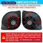 Luggage Wheels Replacement Kit  Suitcase Wheels Replacement With Screws  360   Ro