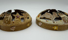 Yankee Candle Illuma Lid Topper Jar Gingerbread Christmas Tree Cookies Set Of 2