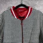 The Delta Box University Jacket Xl White Black Houndstooth Delta Sigma Theta