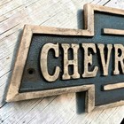 Chevrolet 1911 Cast Iron Embossed Plaque
