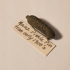 Vintage Heinz Pickle Pin Gutta Percha Advertising Premium 1893-1950s