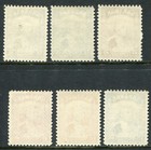 Sarawak 1941 X6 Kgvi  a  Values Between Sg 107a-115a Hinged Mint  cat    55 50 