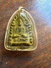 Vintage Thai Buddha Amulet Pendant     Possible Monk-blessed  Protective Talisman