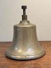Vintage Wwii Us Navy Brass Ships Bell 9 3 4  Antique Usn Nautical Marine Clapper