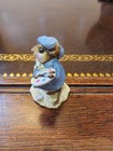 Annette Petersen Mouse Artist Figurine Blue Outfit Resin Handmade 1982