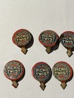  10  Picnic Twist Vintage Tin Tobacco Tags