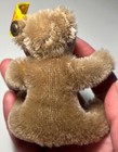 Steiff Vintage Mohair Teddy Bear 0202 11 Caramel Brown Miniature Made In Germany