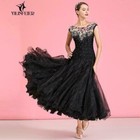Latin Dance Women s Salsa Dress Tango Design Sleeveless Mesh Occident Fashion Ol