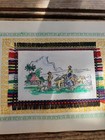 Lot Of 4 Vintage Thailand Handpainted Handmade Greeting Cards Unposted Unused