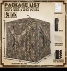 Lenotos Hunting Blind Ground Blinds For Deer Hunting 2-3 Person 270 Degree Used
