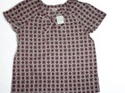 Bonpoint Girls Top Blouse Size 8y Printed Cotton Shirt Nwt Multiple Prints