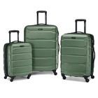 Samsonite Omni 3 Piece Hardside Luggage Nested Spinner Set  20  24  28   Army Gr