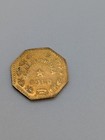 1859 California Gold Token Octagon