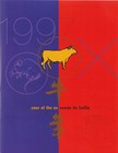 1997 Year Of The Ox Presentation Folder W  Canada  Hong Kong  China  Mnh Stamps