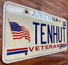 Nice  Very Unique 2017 Arizona Military Veteran Vanity License Plate  Ten   hut 