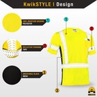 Kwiksafety Renaissance Man Reflective Ansi Class 2 Short Sleeve Safety Shirt