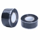 4pcs Black Rubber Silicone Repair Waterproof Adhesive Tape Rescue Self Fusing