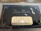 Dean Martin Signed 3x5 Custom Cut Card Psa Slabbed Actor Singer Rat Pack Sinatra