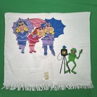 Vintage New Miss Piggy 1980 Lady Pepperell Muppets Bath Beach Towel Set