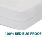 Waterproof Bed Bug Allergy Relief Mattress Cover Hypoallergenic Encasement Vinyl