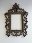 Antique Metal Gold Finish Victorian Ornate Picture Wall Frame H20