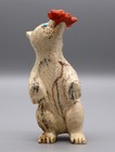 Dan Quam  d  Fishrock Serpentine Zuni Bear W fish Fetish
