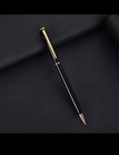 Premium Stainless Steel Ballpoint Pen - 0 5mm Black Ink - Retro Metal Stationery