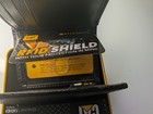 Mens Caterpillar Cat Black 100  Genuine Leather Wallet W yellow Storage Tin Rfid