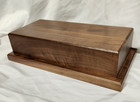 Walnut Wood Display Base  Stand  For Trophy   Sculpture 12  X 6  X 3 25 