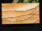 Picture Stone Or Sandstone Slab With Display Stand From Utah 280gr