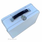 Medium Metal Lunch Box - Plain White Lunchbox Customization And Personalization