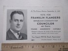 Vintage 1942 New Hampshire Ink Blotter Franklin Flanders Councilor