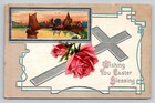 Lot Of 3 Antique Easter Postcards Early 1900s Holiday Greetings
