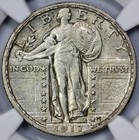1917 Standing Liberty 25c Silver Quarter Type 2 Ngc Xf 45