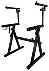 Rockville 2-tier Keyboard Stand Fits Native Instruments Komplete Kontrol S61 Mk2