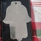 Judaica Hamsa Hand Plaque With Hebrew Inscription And Priestly Blessing