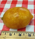 Vtg Realistic Artificial Faux Fake Food Replica Lemon  Retro Stage Display Props