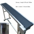 Hot Sale 1 Pc 59 x7 8  110v No Guardrails Pvc Belt Conveyor Transport Equipment