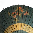 Vintage Japanese Chinese Bamboo Rice Paper Wood Umbrella Parasol