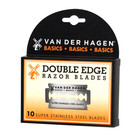 Van Der Hagen Double Edge Stainless Steel Razor Blades  Pack Of 10