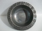 Vintage Wilton Armetale Serving Bowl  Raggae Pattern  6 5  Wide